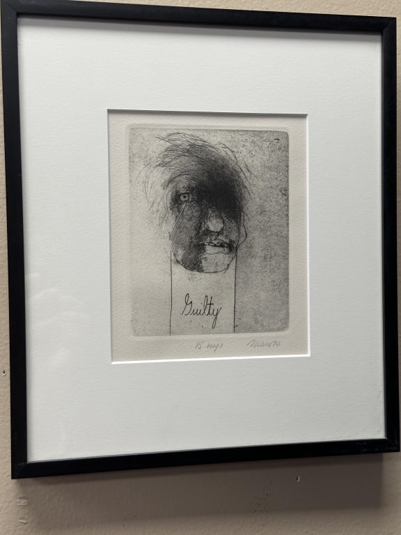 Karl Ludwig Mordstein (german, B. 1937) Etching