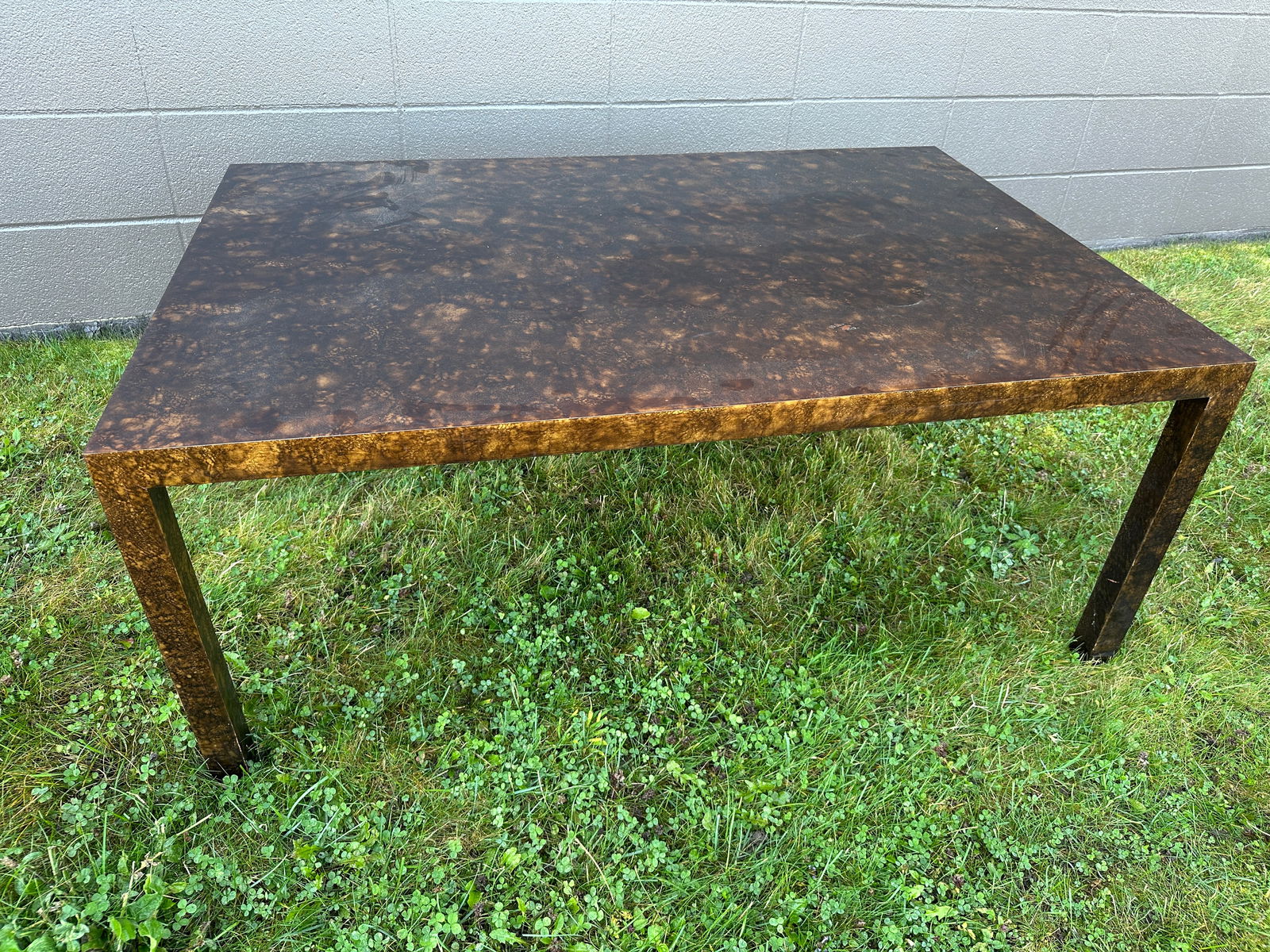 Mid-Century Modern Large Lane Furniture Coffee Table w/ Tortoise Shell Finish (1 of 9)