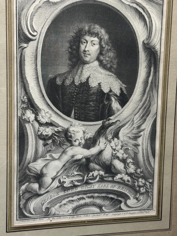 Jacobus Houbraken Engraving After Van Dyck Digby (1 of 6)