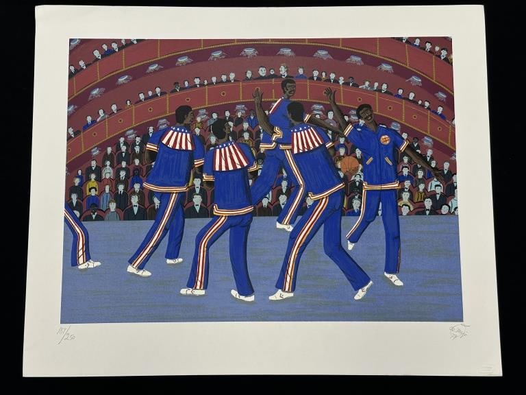 Harlem Globetrotters Signed Oscar de Mejo 187/250 (1 of 10)