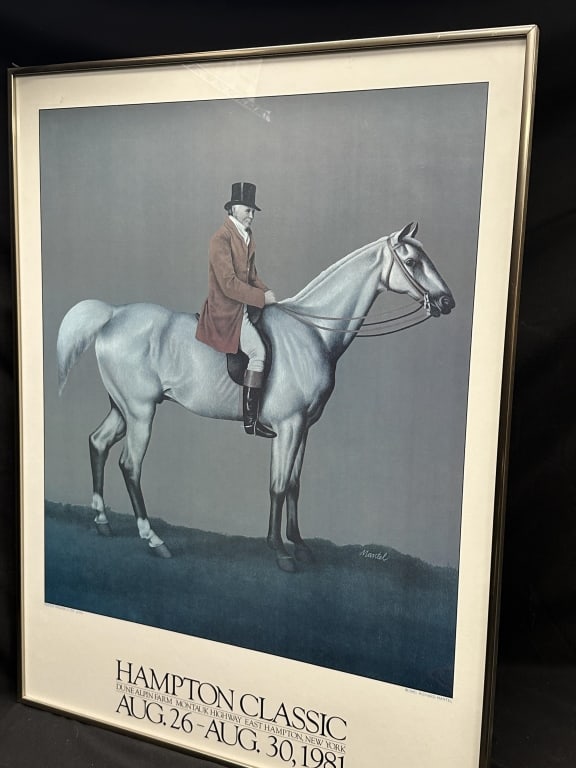 1981 Hampton Classic Horse Show Poster R.Mantel (1 of 10)
