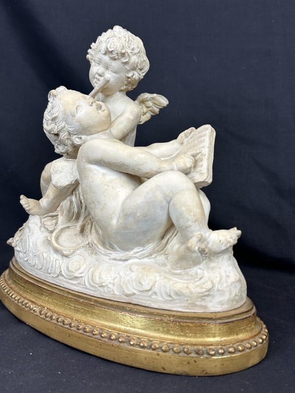 Fernand Cian Terracotta Figural MusicalPutti Paris (1 of 12)