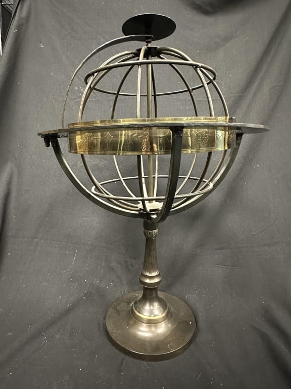 Vintage Decorative Metal Armillary Sphere Sundial (1 of 16)