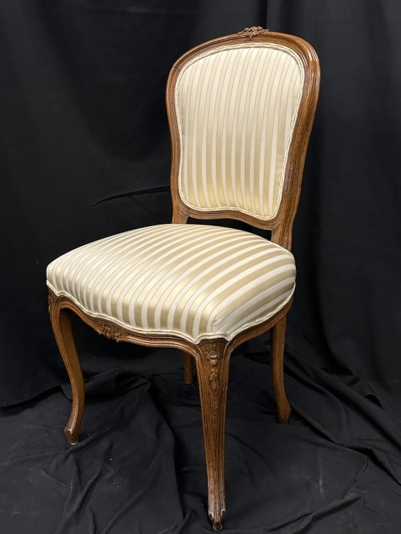 Louis XV-Style Balloon-Back Dining Room Side Chair (1 of 15)