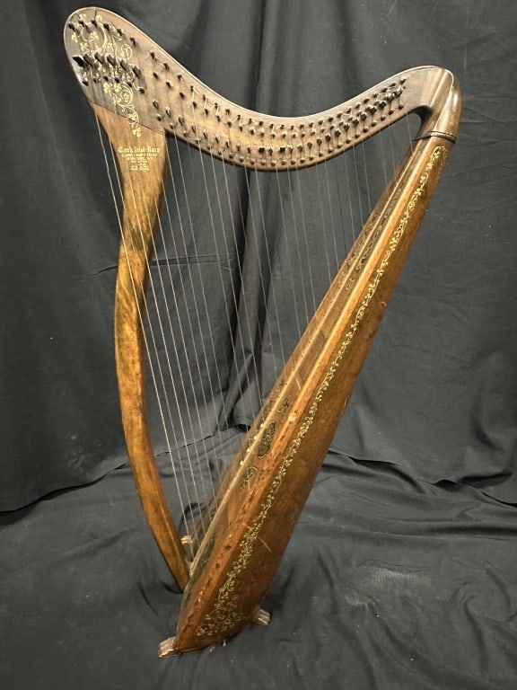 Antique Irish Harp Clark Harp Mfg. Co.,Syracuse NY - 18
