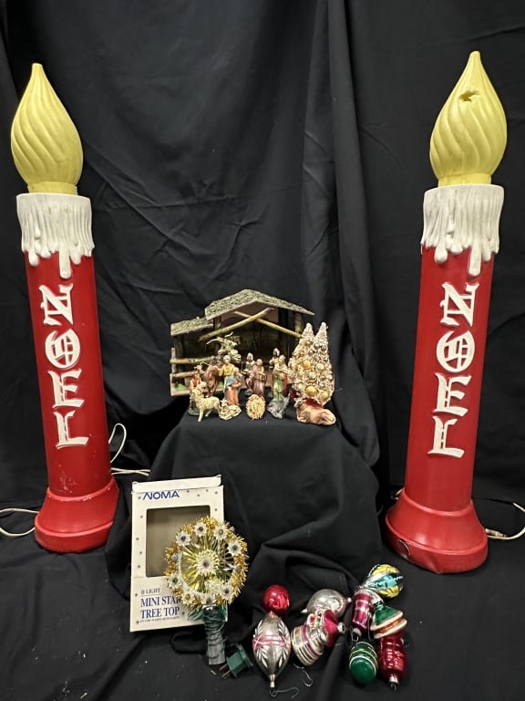 Christmas Tree Nativity Decoration & Ornaments Lot (1 of 9)