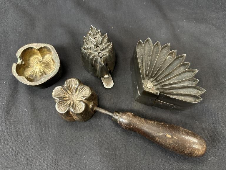 Iron Millinery Flower Press Tools Hat Making (1 of 11)