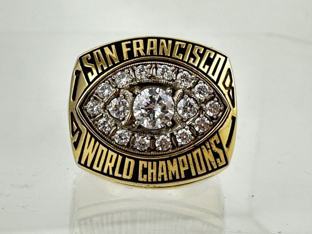1981 49ers Super Bowl XVI Sls Sample Ring Montana (1 of 18)