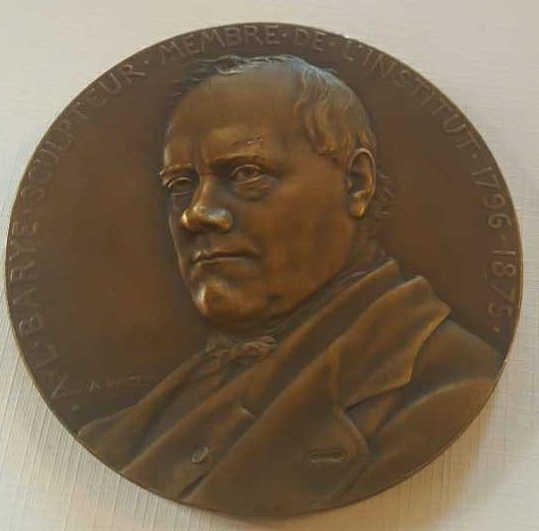 Antique Bronze "A. Patey" Plaquette (1 of 4)