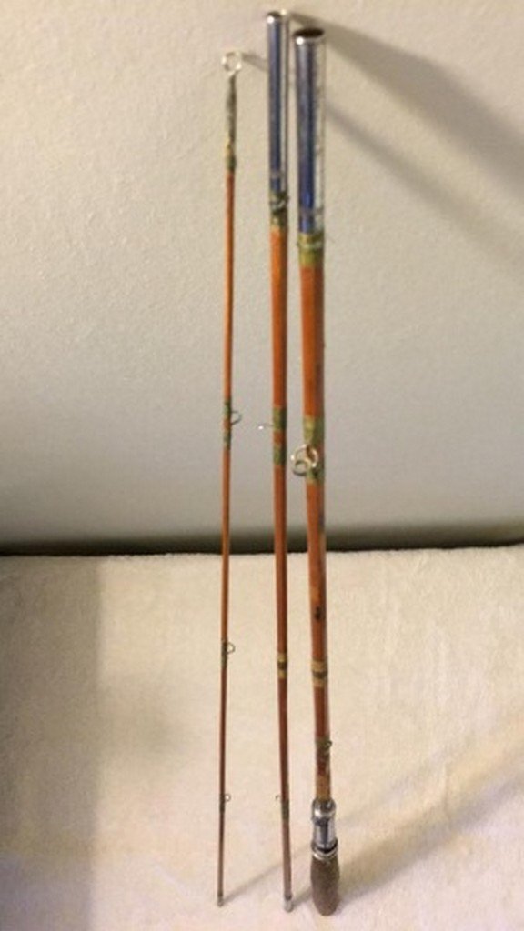 Antique Craftsman 96" Split Bamboo Fly Rod (1 of 4)