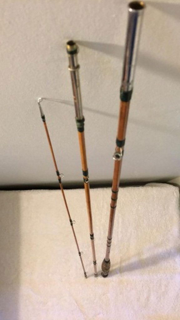 Antique 102" Split Bamboo Fly Rod Unsigned (1 of 6)
