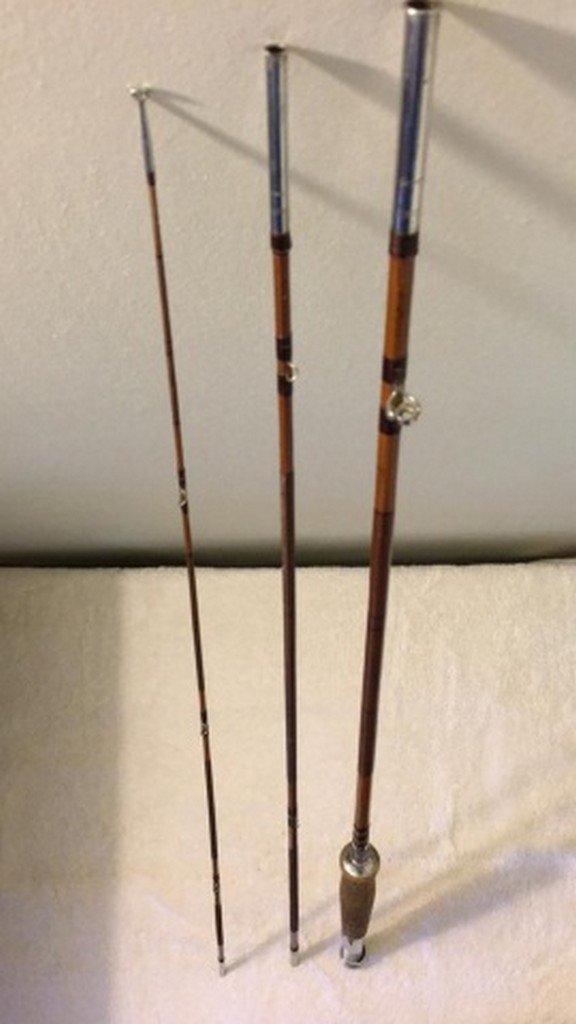 Antique Hydroid 96"  Split Bamboo Fly Rod (1 of 4)