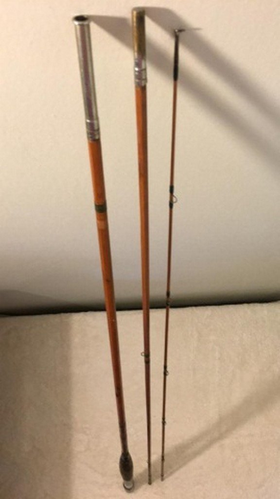 Antique Colombia 108" Bamboo Fly Rod (1 of 4)