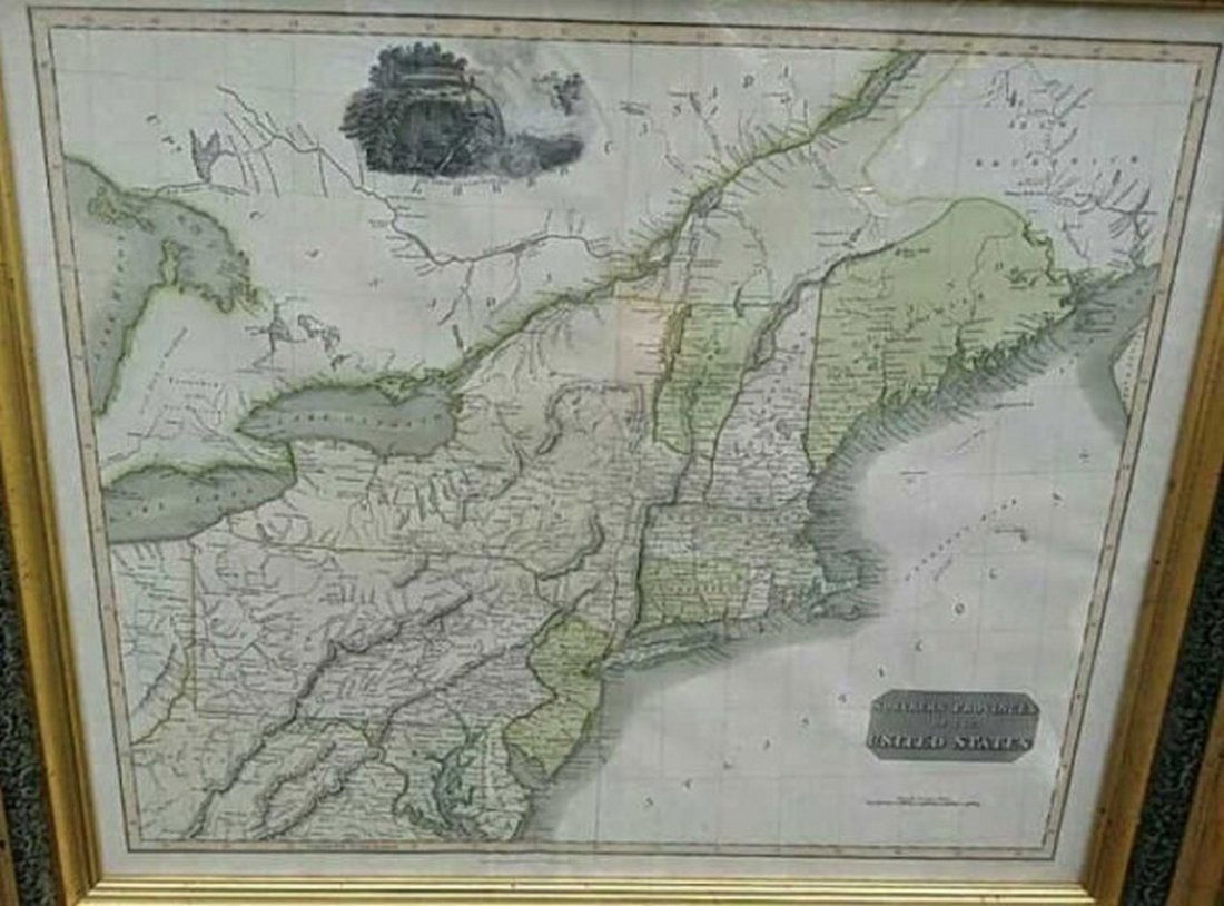 Antique Map United States Thomson's 1817 (1 of 10)