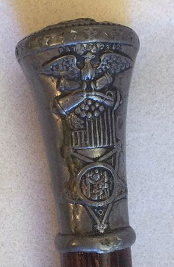 Antique "G.A.R." Encampment Commemorative Cane (1 of 5)