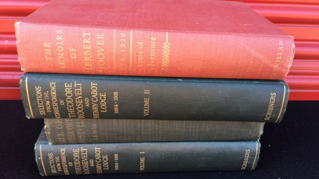 Lot of 4 Books Regarding Roosevelt & Hover (1 of 5)