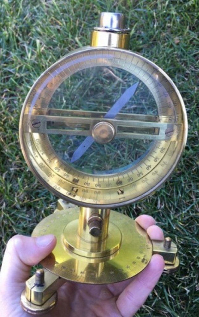 Ant. Philip Harris Ltd. Brass Vertical Compass