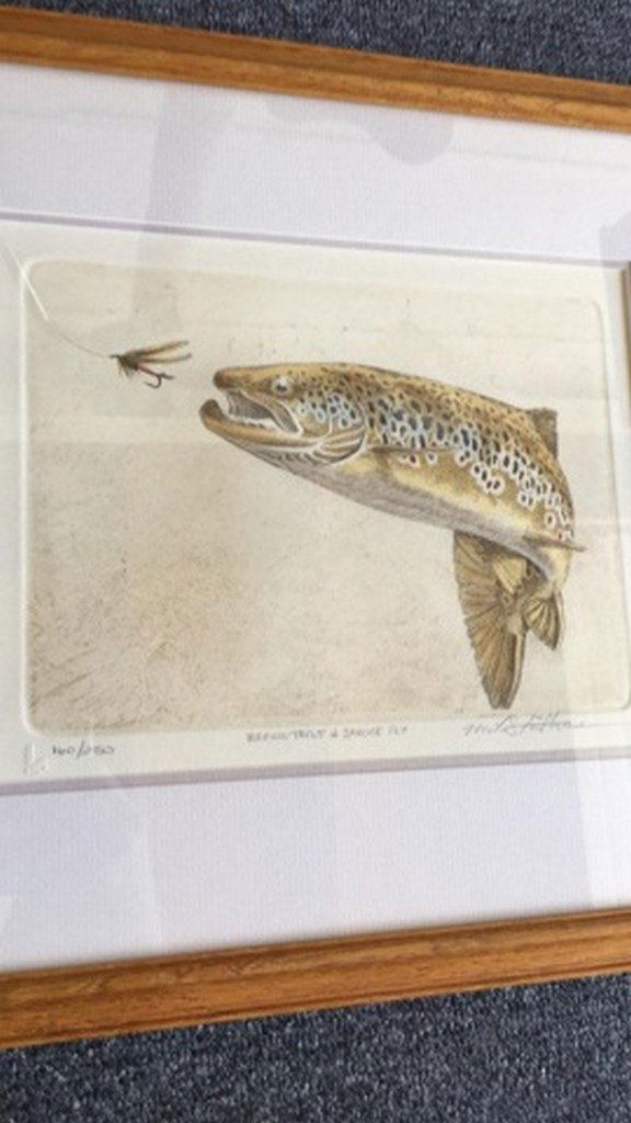 Mike Stidham Lithograph Print "B. Trout & Sp. Fly" (1 of 5)