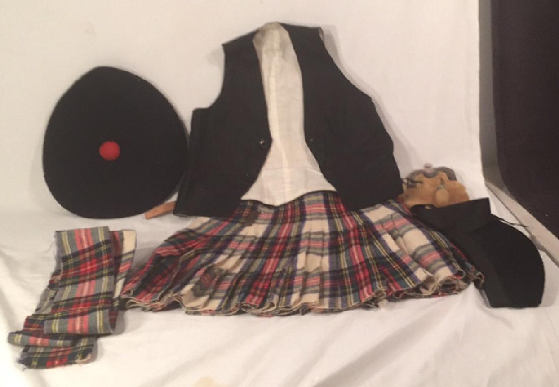 Rare Antique Scottish Child's Kilt (1 of 9)