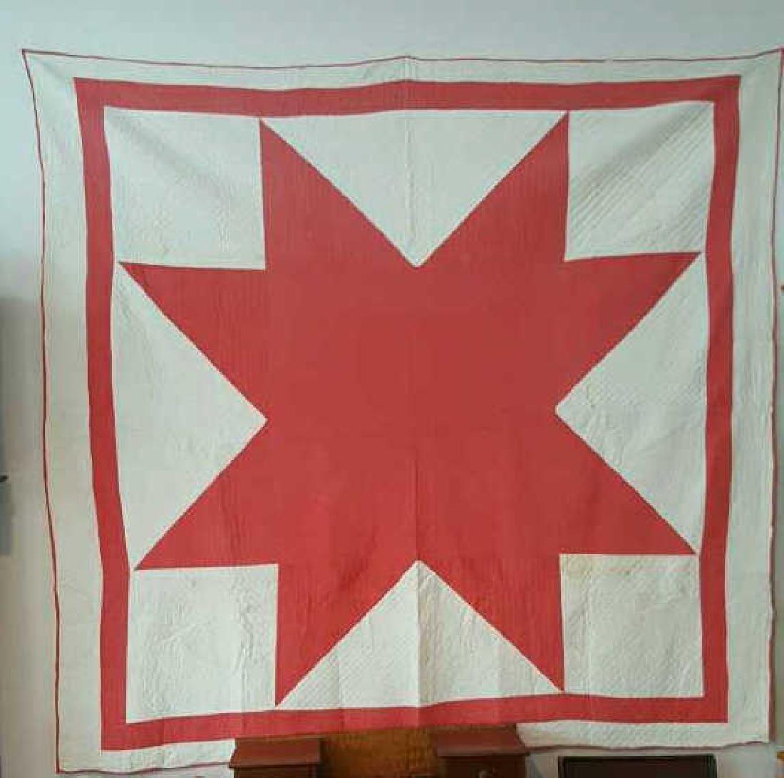 Antique Hand Sewn Quilt (1 of 4)