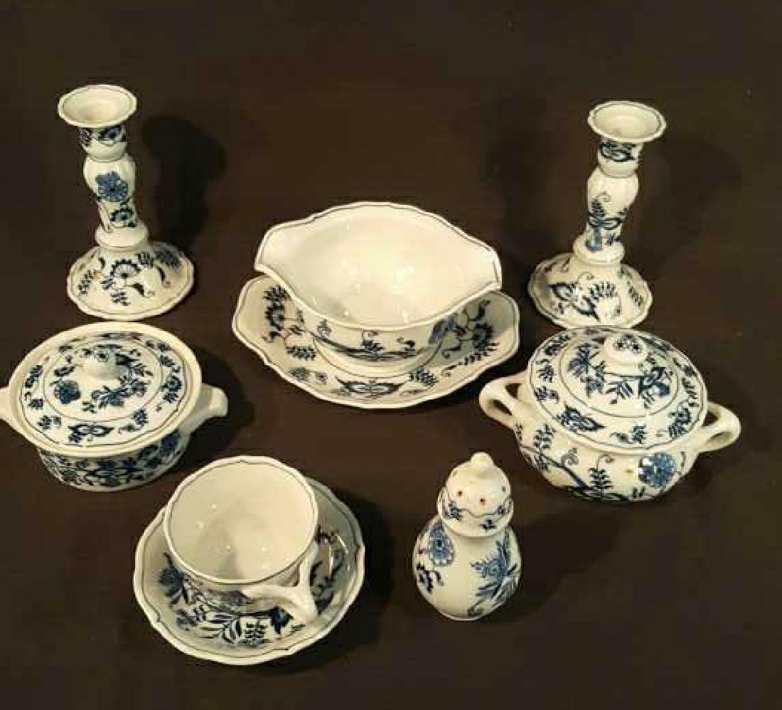 "Blue Danube" Porcelain Partial Dinner Service (1 of 6)