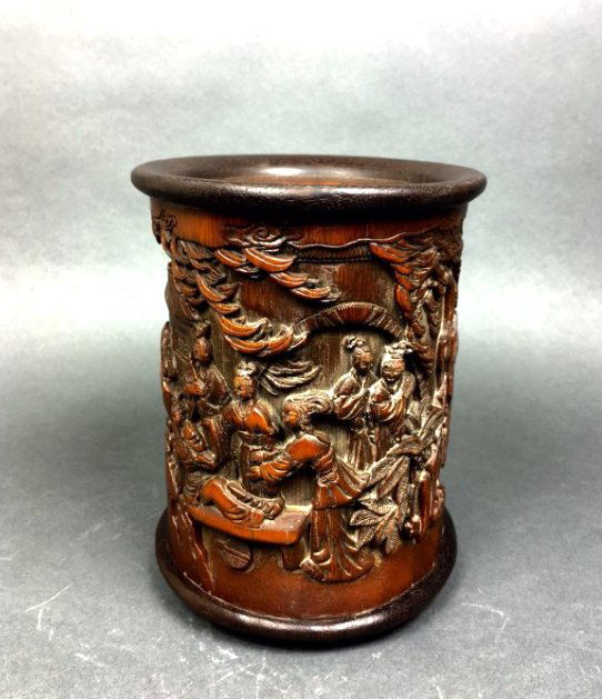 Bamboo Brush Pot (1 of 6)