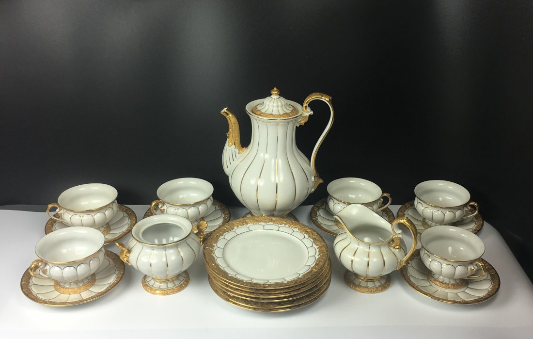 21 pc Meissen Porcelain Serving Set (1 of 10)