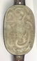 Carved White Jade Ragon RUYI Scepter - 5