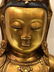 Large Gilt Bronze Buddha Of GuanYin - 5