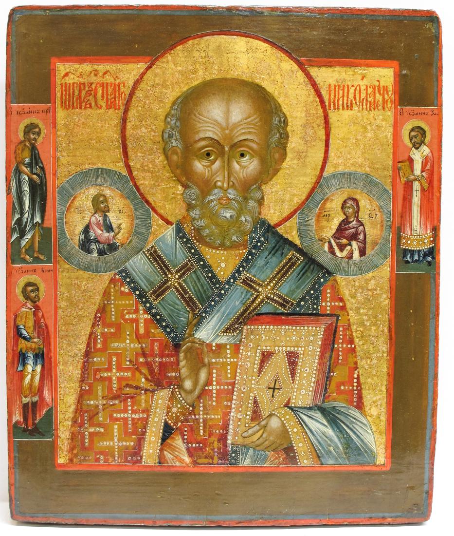 Невьянская икона Николай Чудотворец