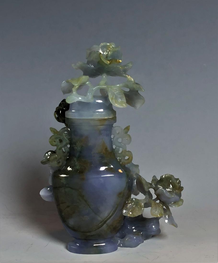Violet Colored Jadeite Vase (1 of 14)