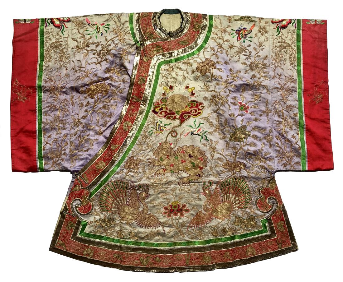 CHINESE EMBROIDERED SILK JACKET (1 of 11)