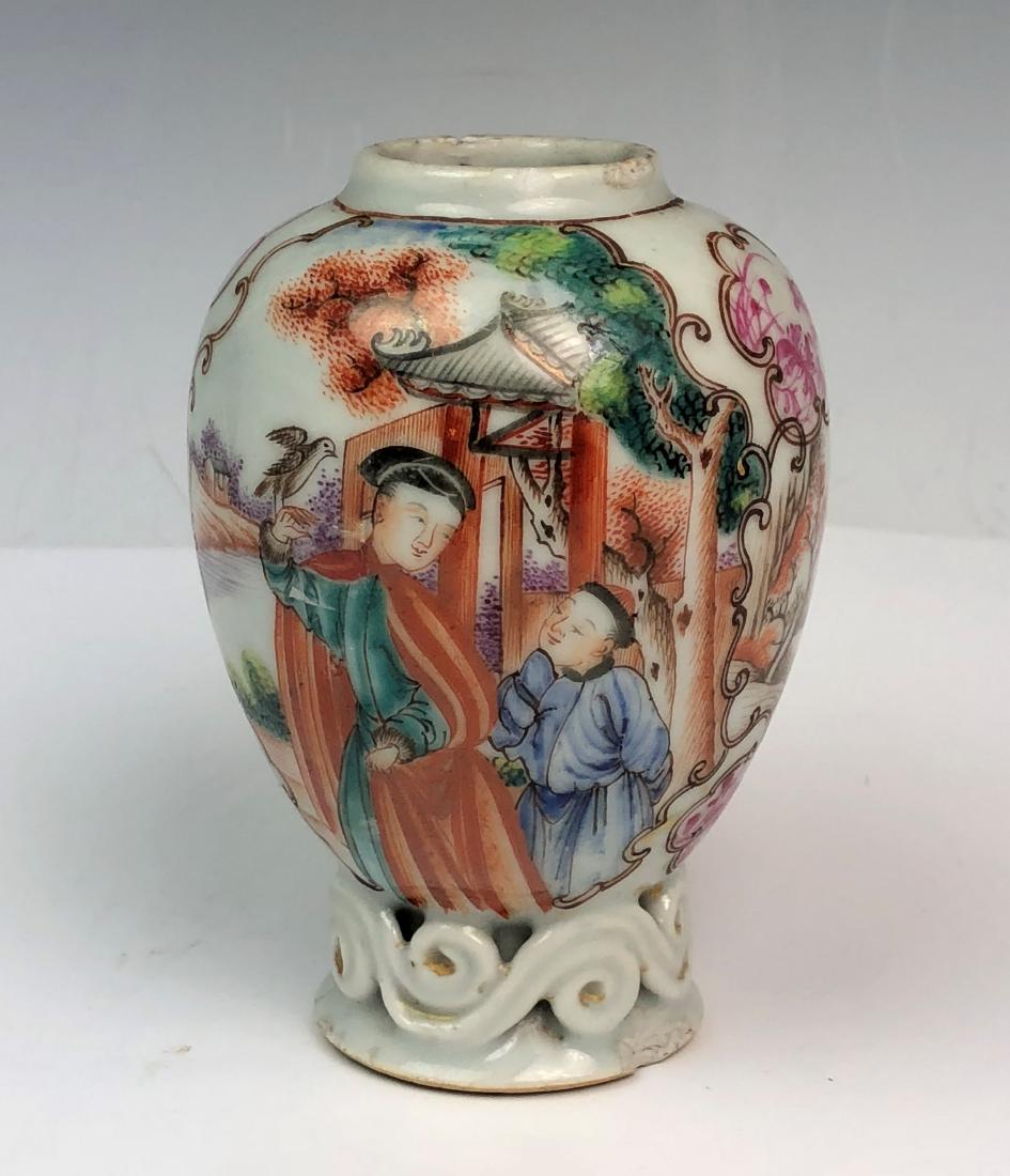 CHINESE FAMILLE ROSE PORCELAIN VASE,  18/19TH C. (1 of 7)