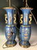 Pair of Cloisonne Enamel Bronze Vase Lamps - 5