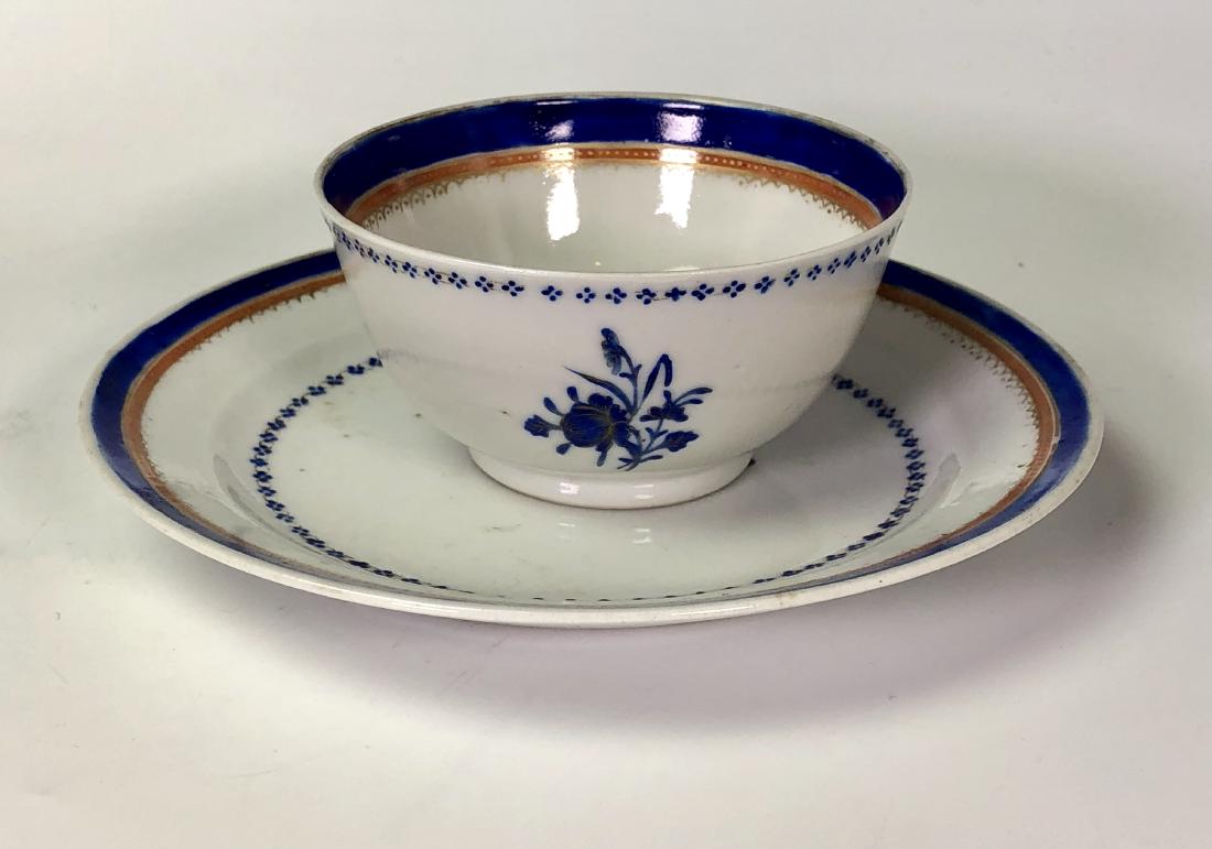 18th C Chinese Export Porcelain Bowl And Plate (1 of 10)