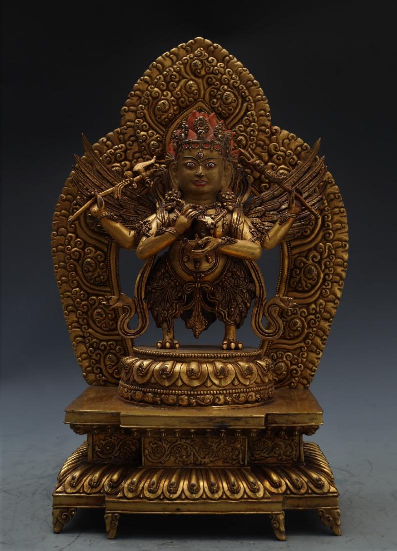 Gilt Bronze Figure of Garuda (1 of 11)