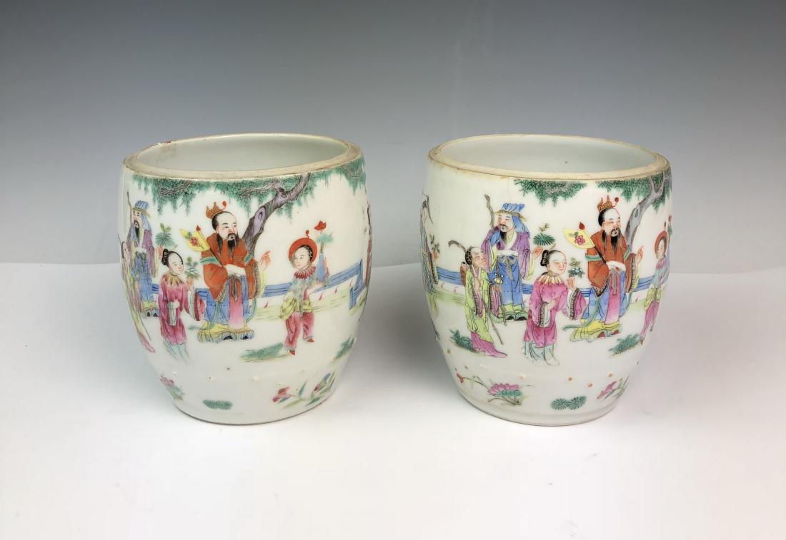 Pair of Porcelain Planters (1 of 11)