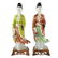 PAIR OF PORCELAIN FIGURES OF MEIRIN