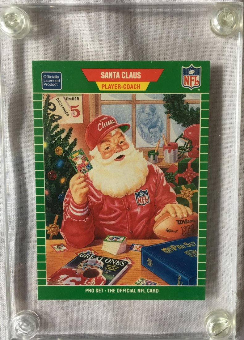 1989 Pro Set Santa Claus Card: 1989 Pro Set Santa Claus Card