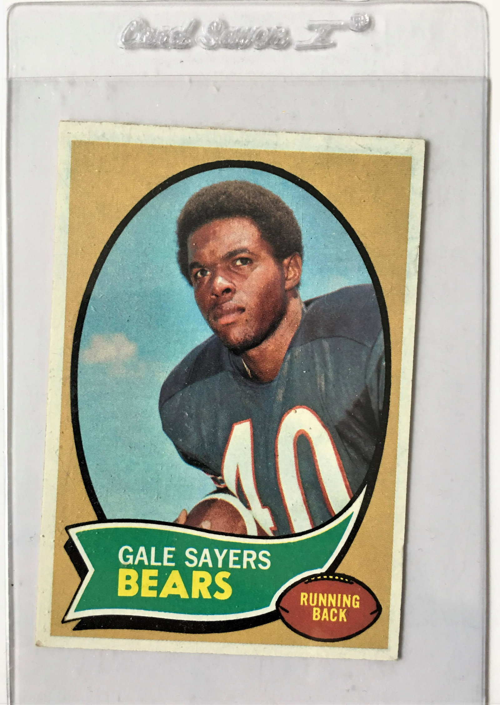 1970 Topps Gale Sayers Football Card (1 of 1)