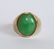 14K Gold And Green Jadeite Ring - 10
