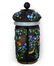Chinese Silver Filigree Enamel Jade Bangle Tea Caddy