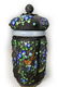 Chinese Silver Filigree Enamel Jade Bangle Tea Caddy - 4