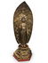 Large Carved Wood and Lacquered Standing Buddha