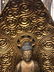 Large Carved Wood and Lacquered Standing Buddha - 5