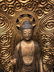 Large Carved Wood and Lacquered Standing Buddha - 6