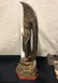 Large Carved Wood and Lacquered Standing Buddha - 8