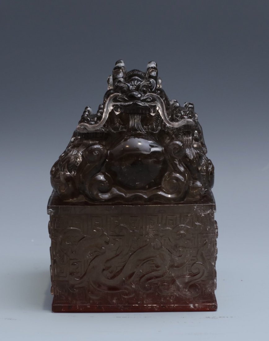 Large Rock Crystal Dragon Seal (1 of 9)