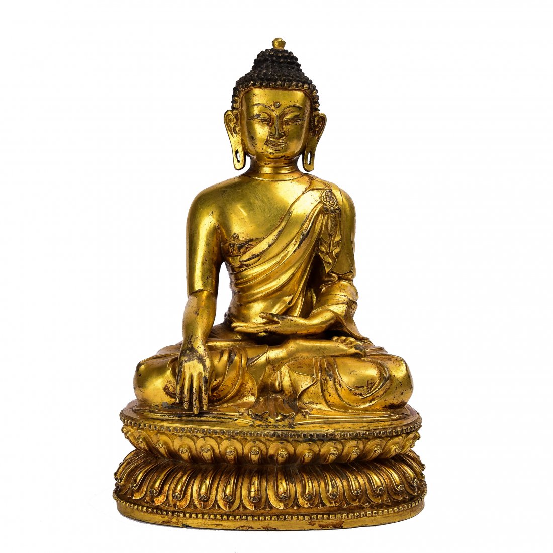 Gilt Bronze Figure Of Buddha (1 of 8)