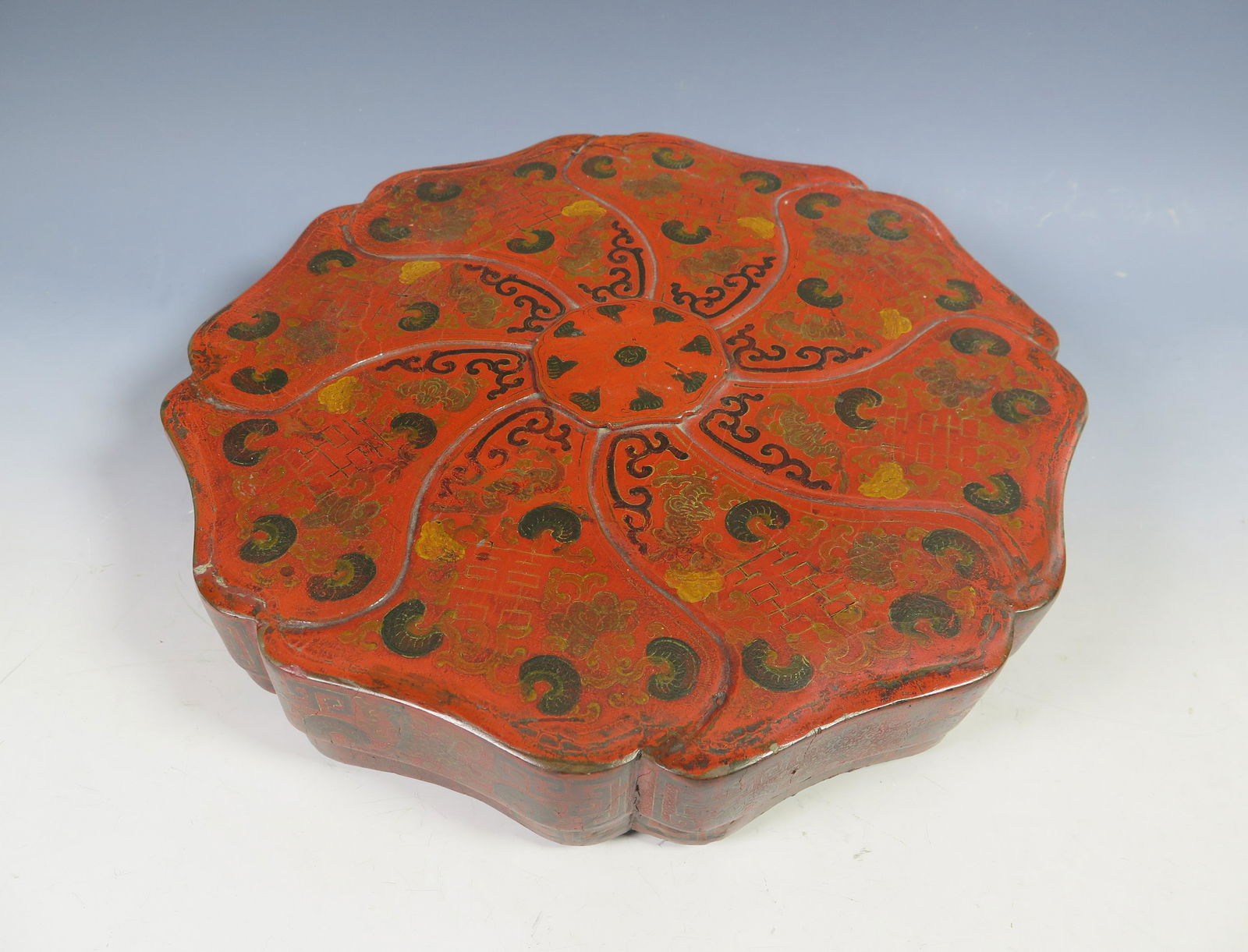 Japanese Red Lacquer Box Condiment Set (1 of 12)